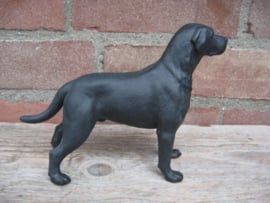 beeldje Labrador zwart vintage