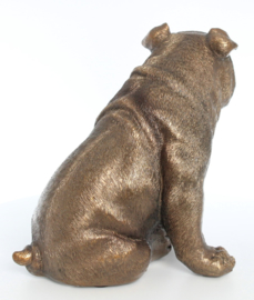 beeldje Engelse Bulldog bronskleur