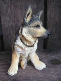 beeldje Duitse Herder puppy vintage