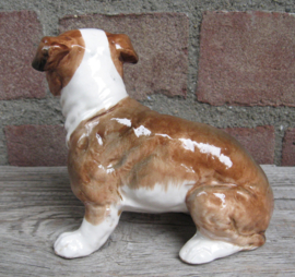 vintage beeldje Engelse Bulldog porselein