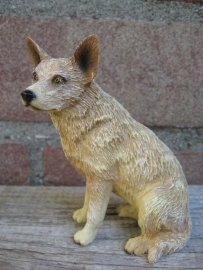 beeldje Australian Cattle Dog rood