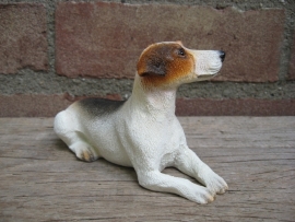 beeldje Jack Russell liggend