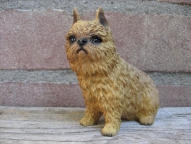 beeldje Belgische Griffon rood