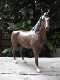 beeld paard bruin | 23 cm
