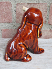 vintage whiskyflacon Engelse Cocker spaniel