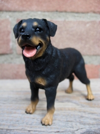 beeldje Rottweiler staand