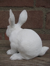 beeldje konijn wit