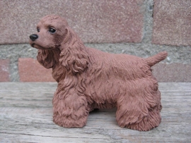 beeldje Amerikaanse Cocker spaniel bruin