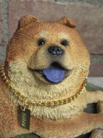 beeldje Chow Chow liggend