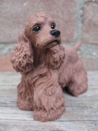 beeldje Amerikaanse Cocker spaniel bruin