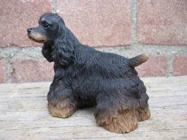 beeldje Amerikaanse Cocker spaniel black & tan