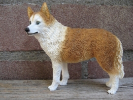 beeldje Husky rood