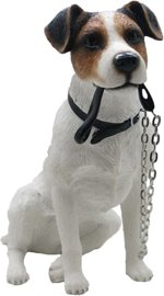 beeldje Jack Russell met riem