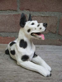 beeldje Duitse Dog harlequin vintage