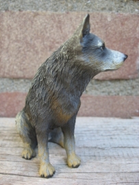 beeldje Australian Cattle Dog blauw