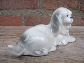 beeldje Japanse spaniel vintage