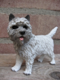 beeldje Cairn Terrier grijs