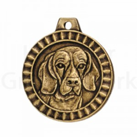 bronzen penning Beagle