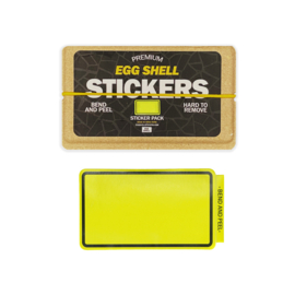 Egg Shell Stickers Yellow Line Border 80 Stuks