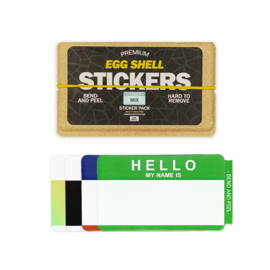Egg Shell Stickers Hello Mix 80 Stuks