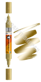 Molotow Acrylic Twin Metallic Gold