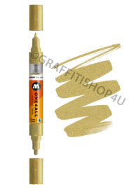Molotow Acrylic Twin Metallic Gold