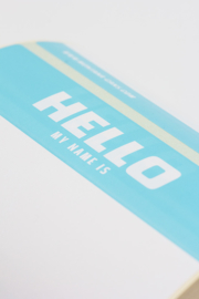 Hello My Name is Stickers 500st.