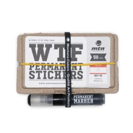 WTF Eggshell Stickers Priority 50st + Marker