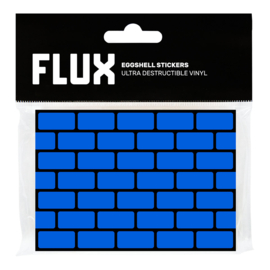 FLUX Eggshell Stickers 50st. Bricks Blue