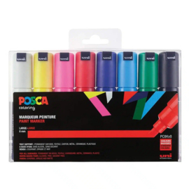 Posca PC8K Set 8 Stuks