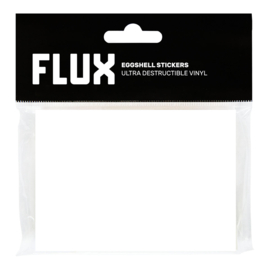 FLUX Eggshell Stickers 50st. White