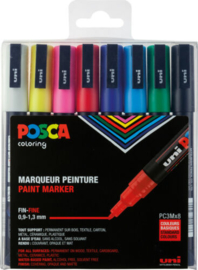 Posca PC-3M Set 8 Stuks