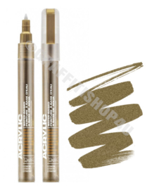 Montana Acrylic Marker 0,7mm  Metallic Gold