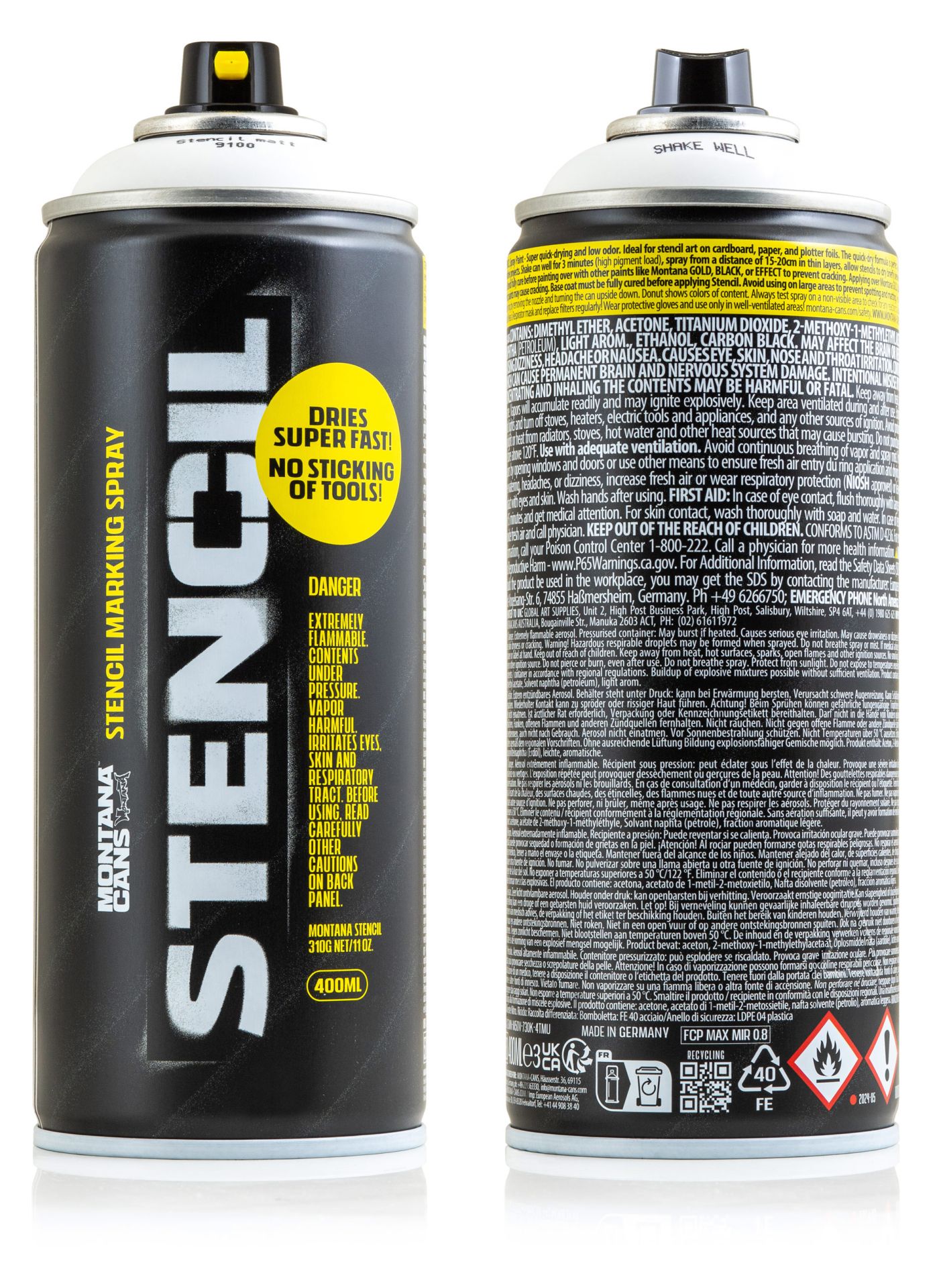 Montana STENCIL Spray White