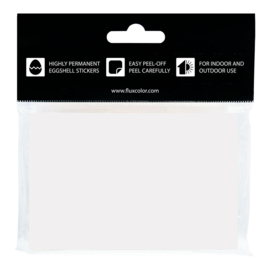 FLUX Eggshell Stickers 50st. Red