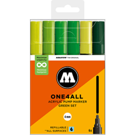 Molotow 227HS Green Set 6st.