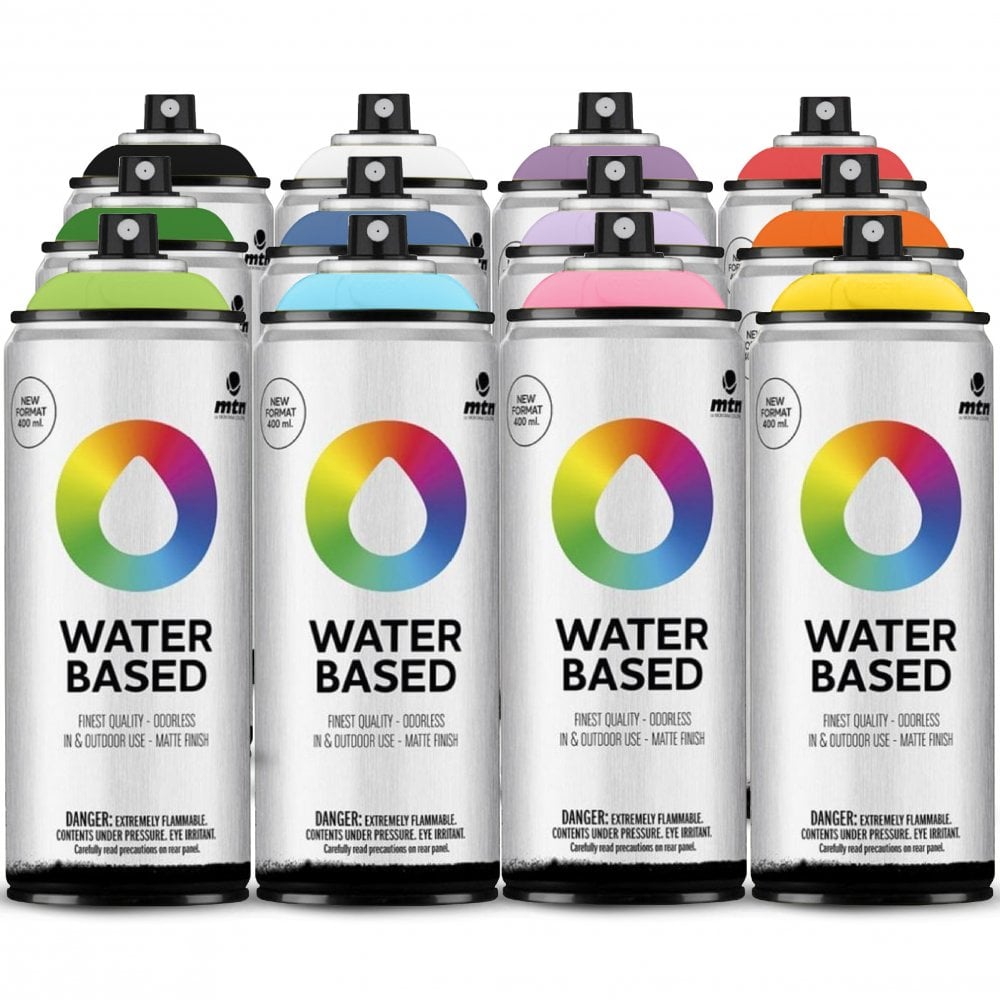 MTN Water Based 12x 400ml Workshop Set