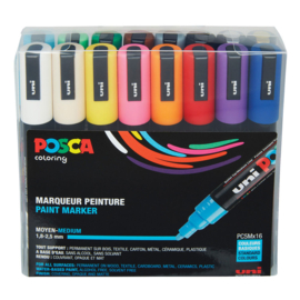 Posca PC-5M Standard Colors Set 16st.