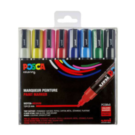 Posca PC-5M Standard Colors Set 8st.