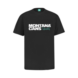Montana T-Shirt Typo+Logo Black