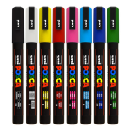 Posca PC-3M Set 8 Stuks