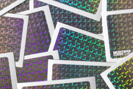 Montana 3D Hologram Eggshell Stickers 50st.