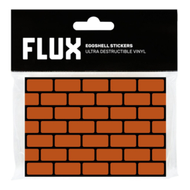 FLUX Eggshell Stickers 50st. Bricks Orange