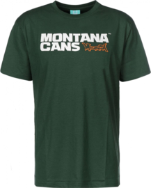 Montana T-Shirt Typo+Logo Green