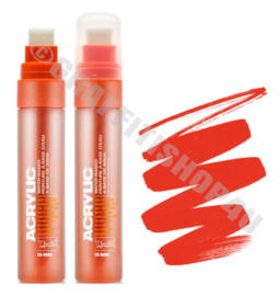 Montana Acrylic 15mm Shock Orange Dark