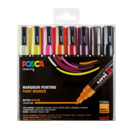 Posca PC-5M Warm Colors Set 8st.