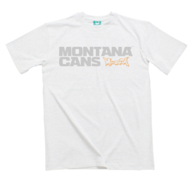 Montana T-Shirt Typo+Logo White