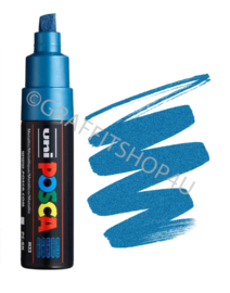 Posca PC8K Metallic Blauw