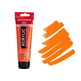 Amsterdam Acryl 120ml Fluor Orange