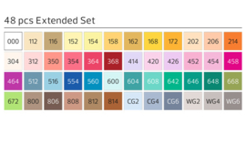 Stylefile Markers Extended Set 48 stuks